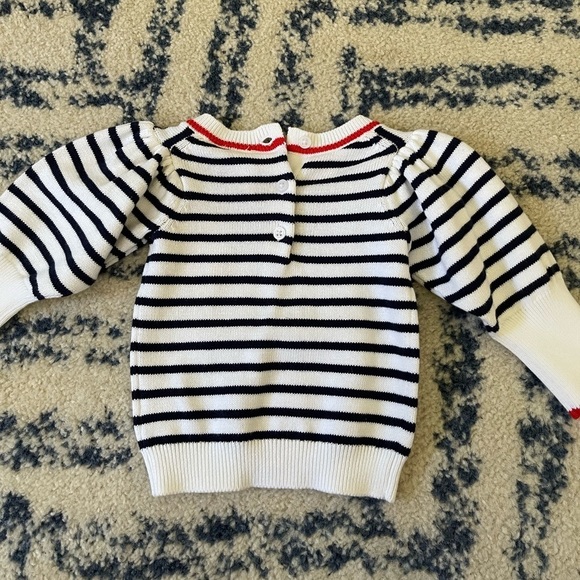 NWT Janie and Jack 3-6mo girl’s striped sweater - Picture 2 of 4